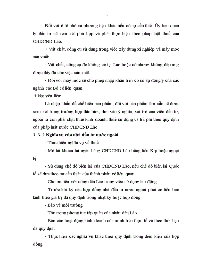 image for page Một số quy định pháp luật về đầu tư trực tiếp nước ngoài tại CHDCND Lào 1