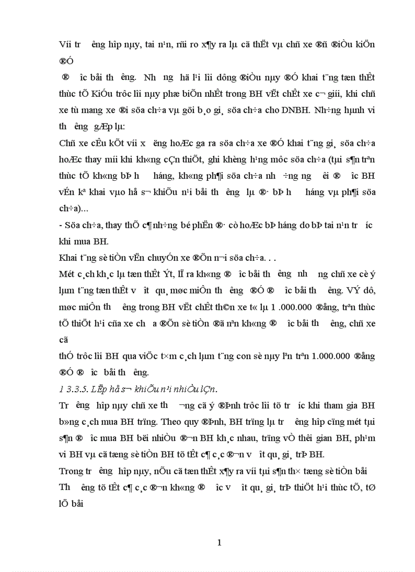 image for page Hiện tượng trục lợi trong BH vật chất xe cơ giới