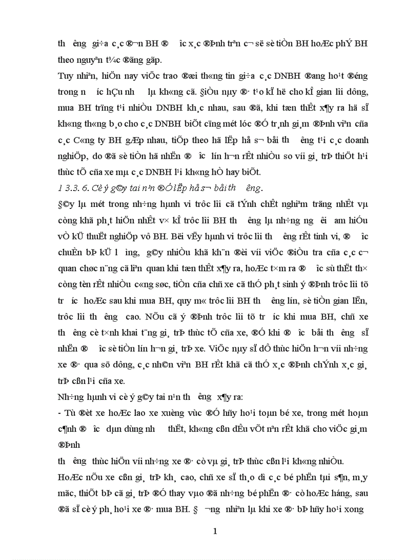 image for page Hiện tượng trục lợi trong BH vật chất xe cơ giới