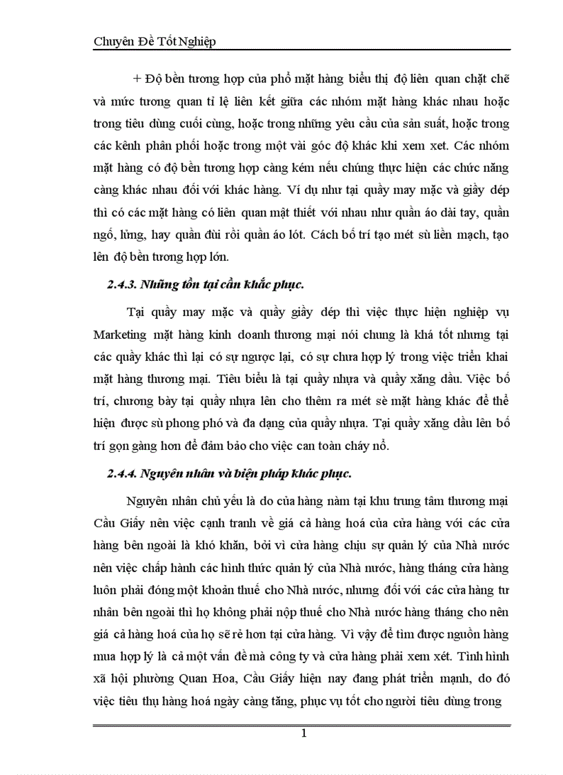 image for page Hoàn thiện nghiệp vụ Marketing mặt hàng kinh doanh tại cửa hàng thương mại 1174 đường Láng thuộc Công ty cổ phần thương mại Cầu Giấy 1