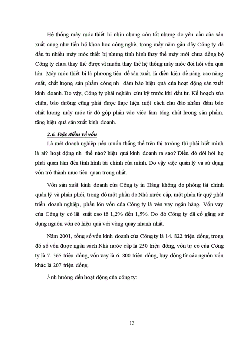 image for page Báo cáo thực tập tổng hợp tại công ty in hàng không