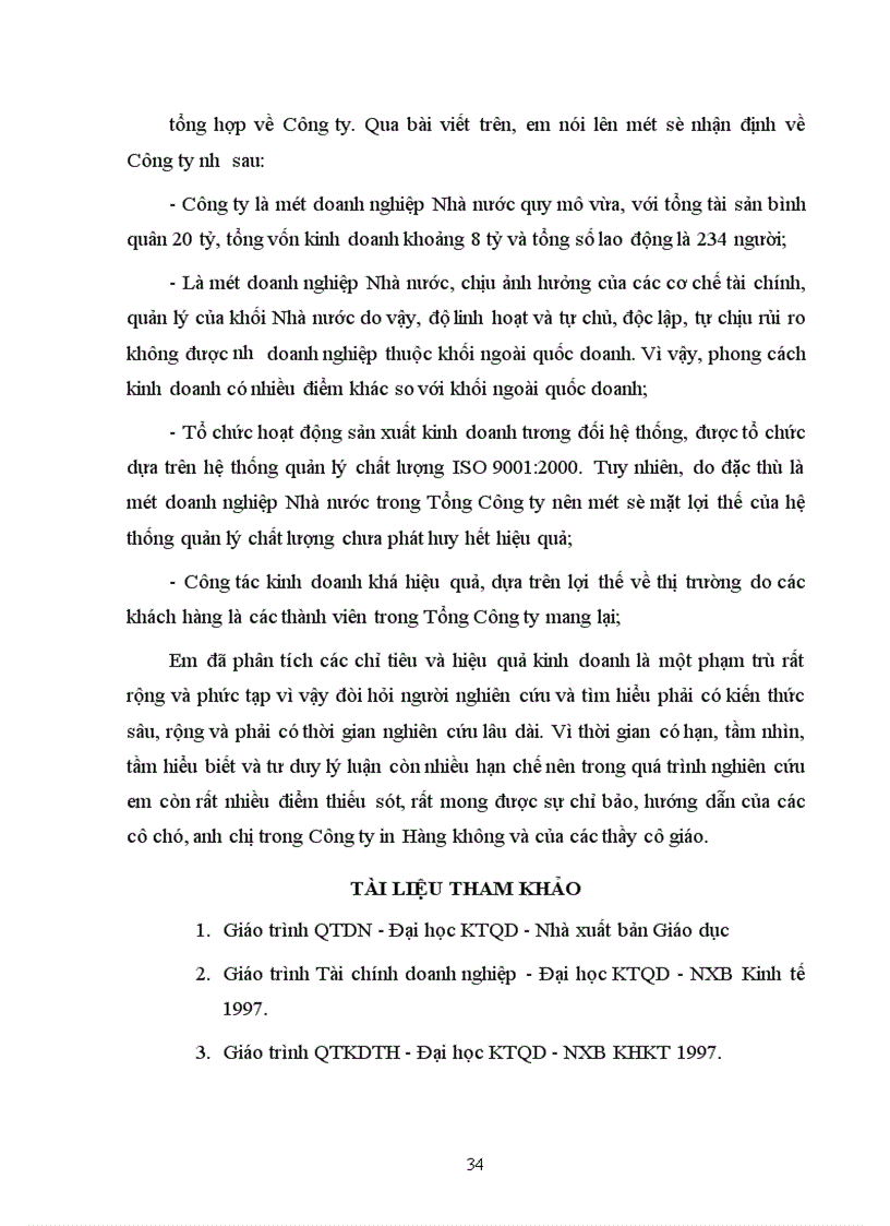 image for page Báo cáo thực tập tổng hợp tại công ty in hàng không