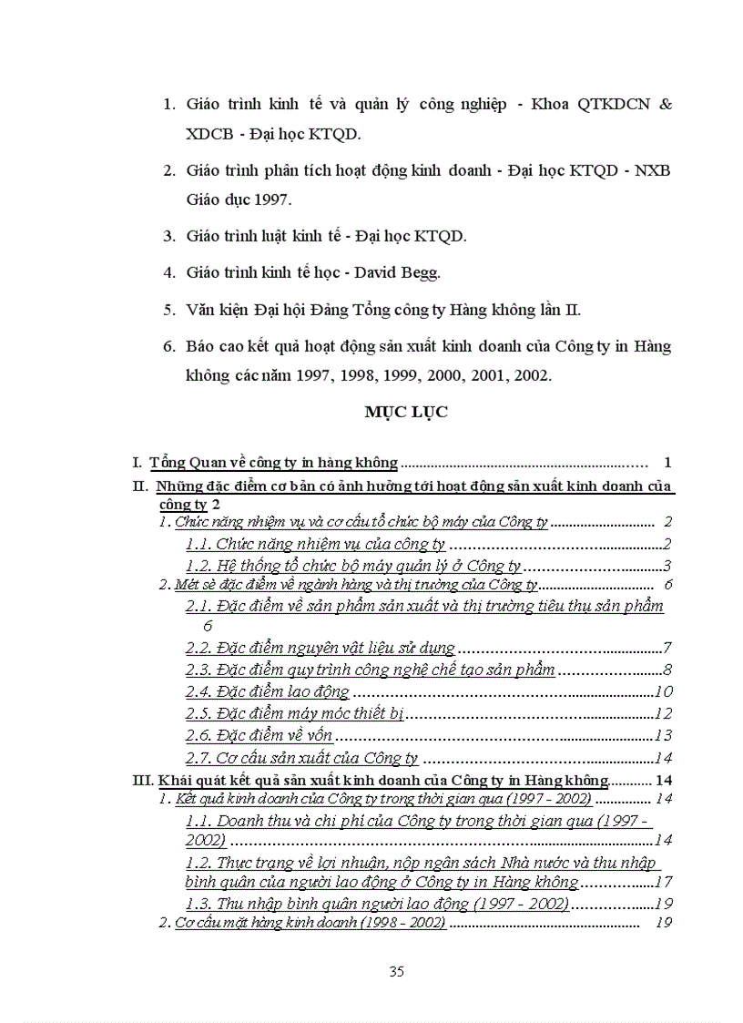 image for page Báo cáo thực tập tổng hợp tại công ty in hàng không