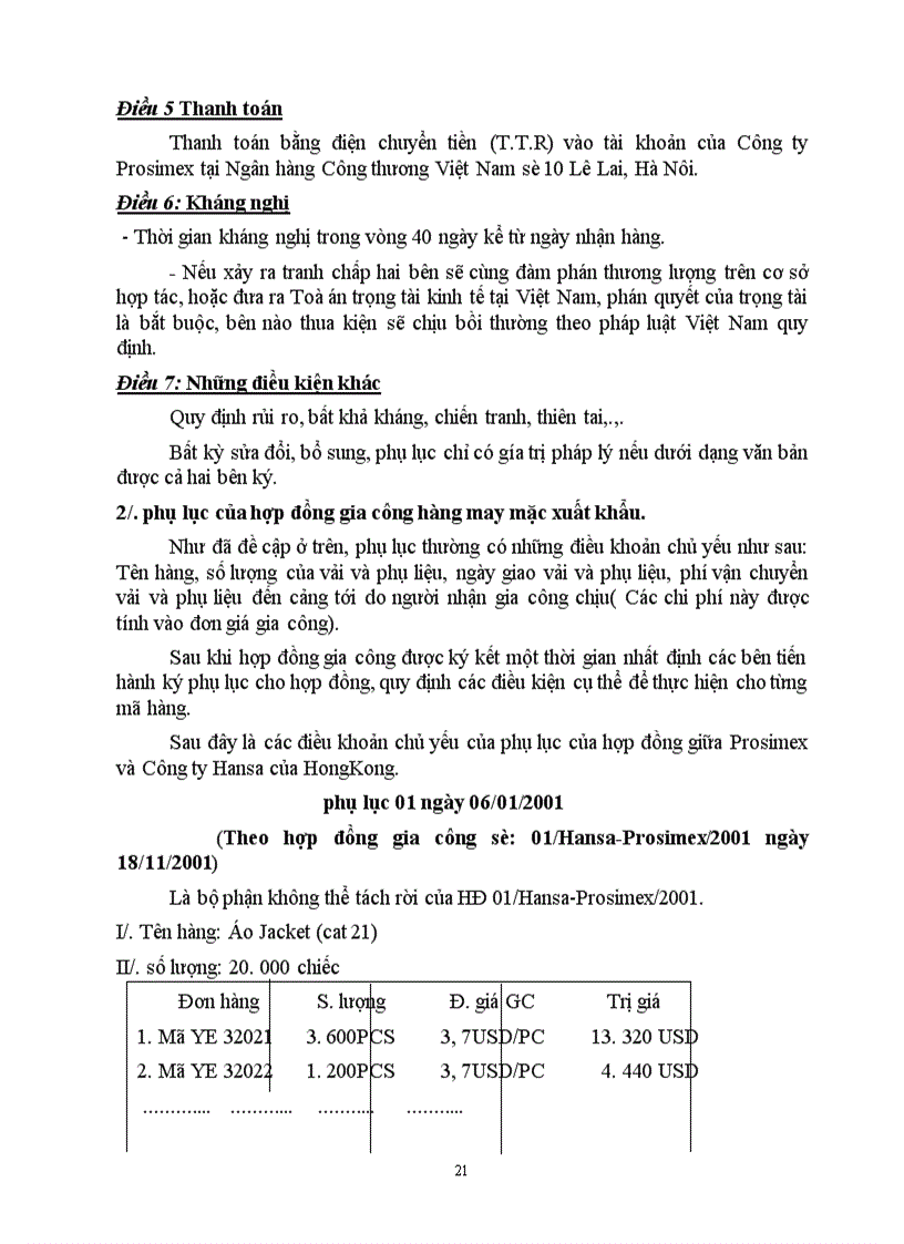 image for page Báo cáo thực tập tại Công ty Prosimex