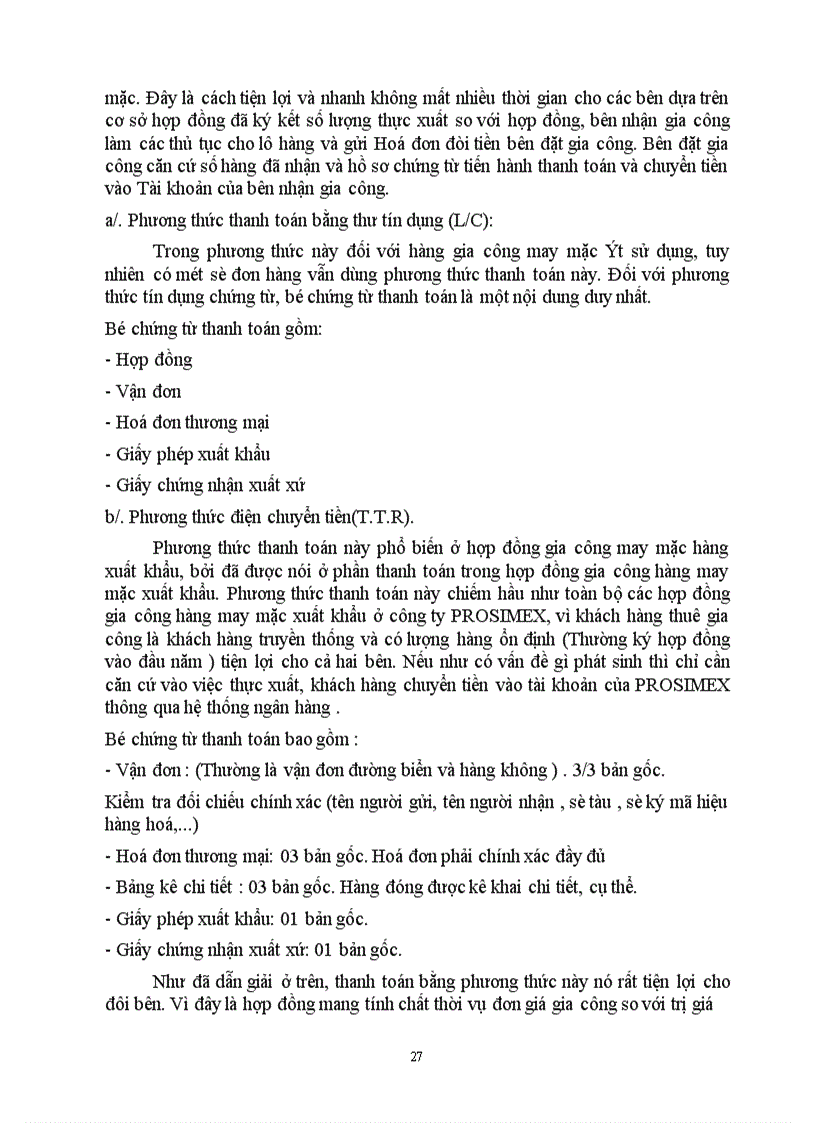 image for page Báo cáo thực tập tại Công ty Prosimex