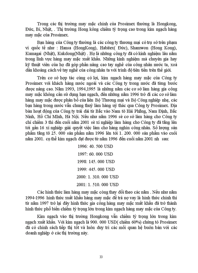 image for page Báo cáo thực tập tại Công ty Prosimex