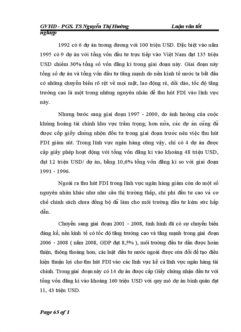 image for page Tăng cường thu hút và triển khai các dự án FDI trong lĩnh vực Ngân hàng tài chính của Việt Nam trong điều kiện mới