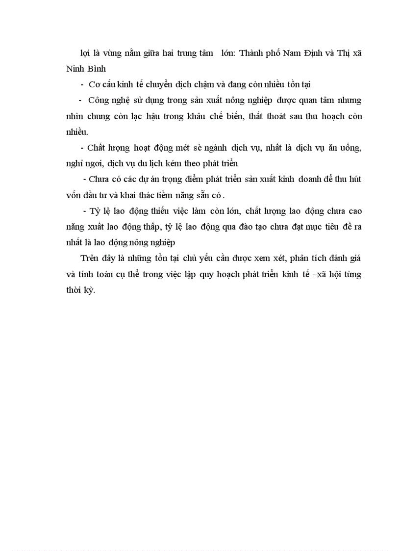 image for page Quy hoạch tổng thể phát triển kinh tế xã hội huyện vụ bản thời kỳ đến năm 2010 1