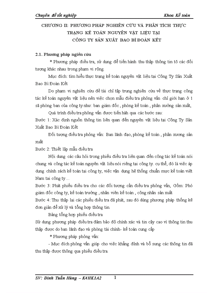 image for page Kế toán nguyên vật liệu để sản xuất sản phẩm bao bì tại Công ty sản xuất bao bì Đoàn Kết 1