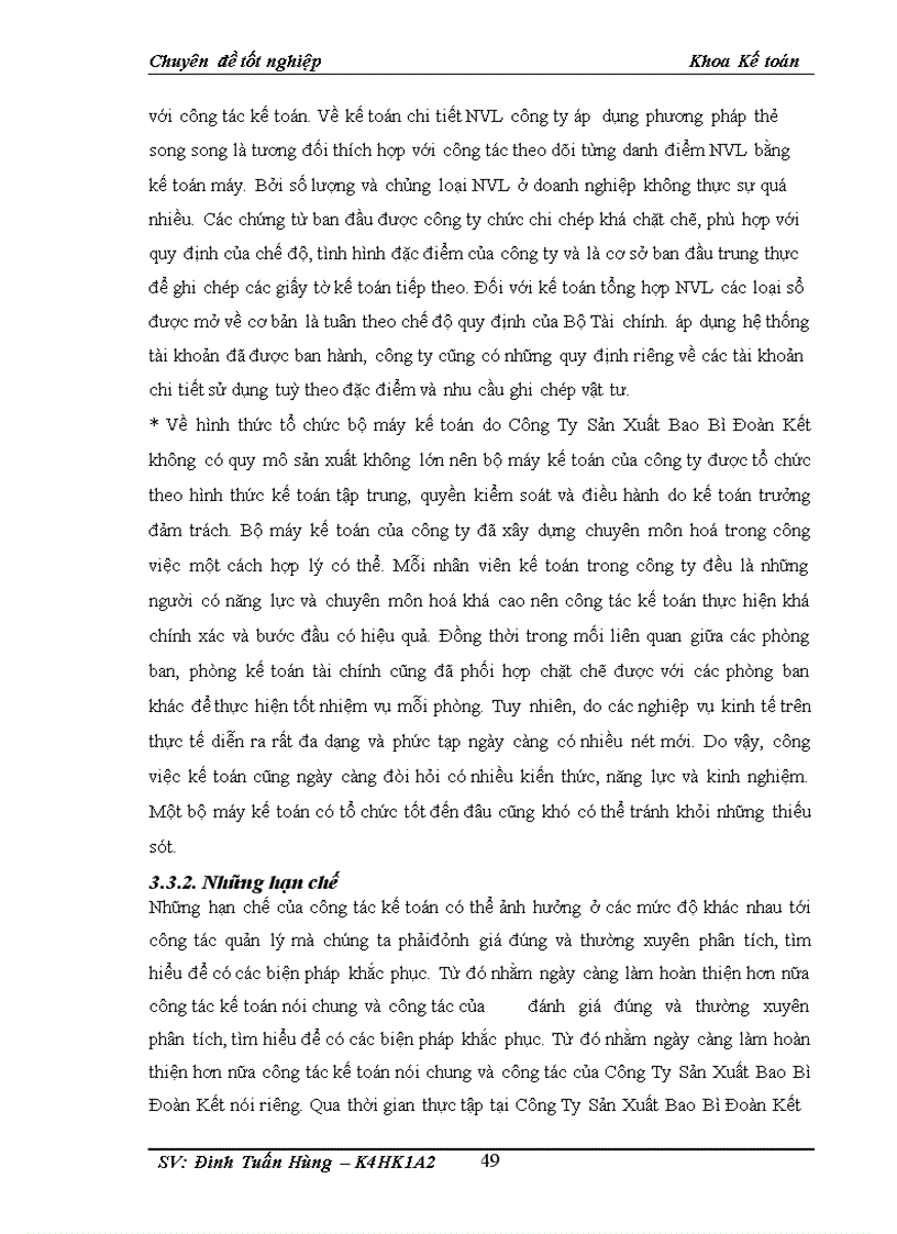 image for page Kế toán nguyên vật liệu để sản xuất sản phẩm bao bì tại Công ty sản xuất bao bì Đoàn Kết 1