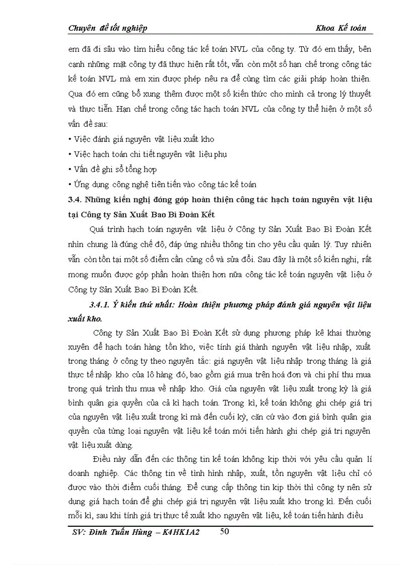 image for page Kế toán nguyên vật liệu để sản xuất sản phẩm bao bì tại Công ty sản xuất bao bì Đoàn Kết 1