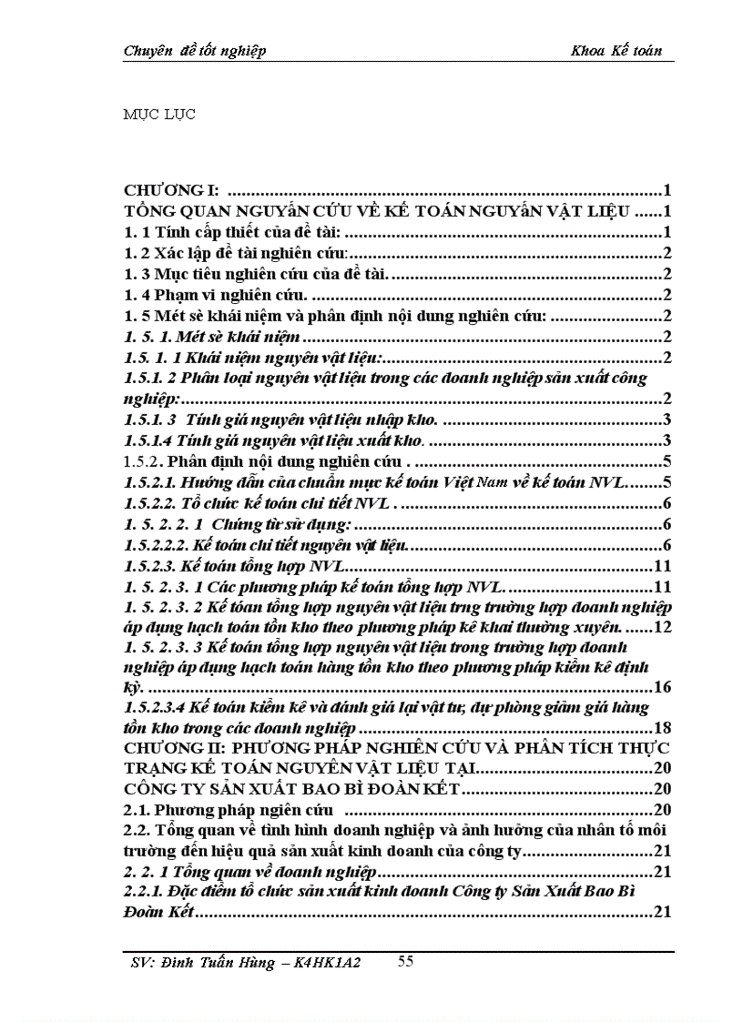 image for page Kế toán nguyên vật liệu để sản xuất sản phẩm bao bì tại Công ty sản xuất bao bì Đoàn Kết 1