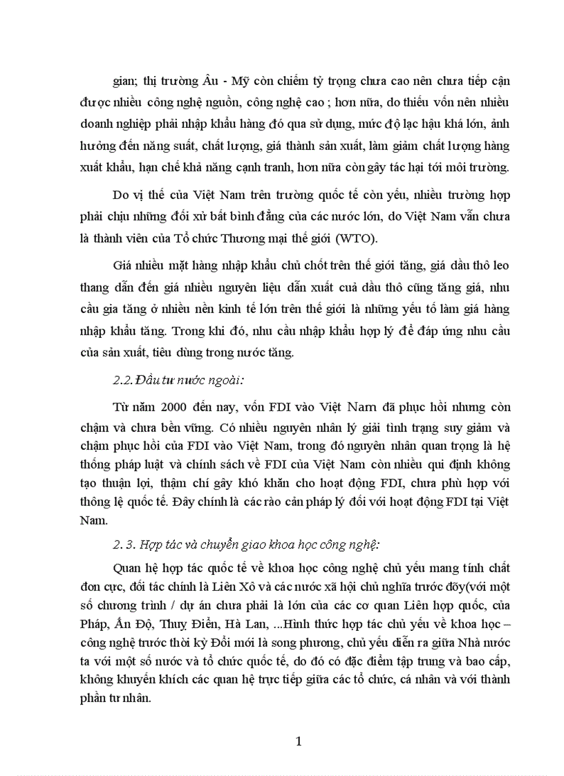 image for page Nâng cao hiệu quả kinh tế đối ngoại của nước ta hiện nay