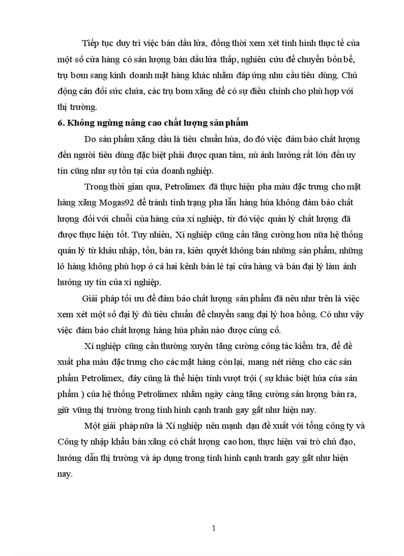 image for page Một số biện pháp thúc đẩy tiêu thụ xăng dầu và các sản phẩm làm từ xăng dầu trên địa bàn thành phố Hồ Chí Minh và một số tỉnh lân cận của xí nghiệp bán lẻ Công Ty Xăng Dầu Khu Vực II