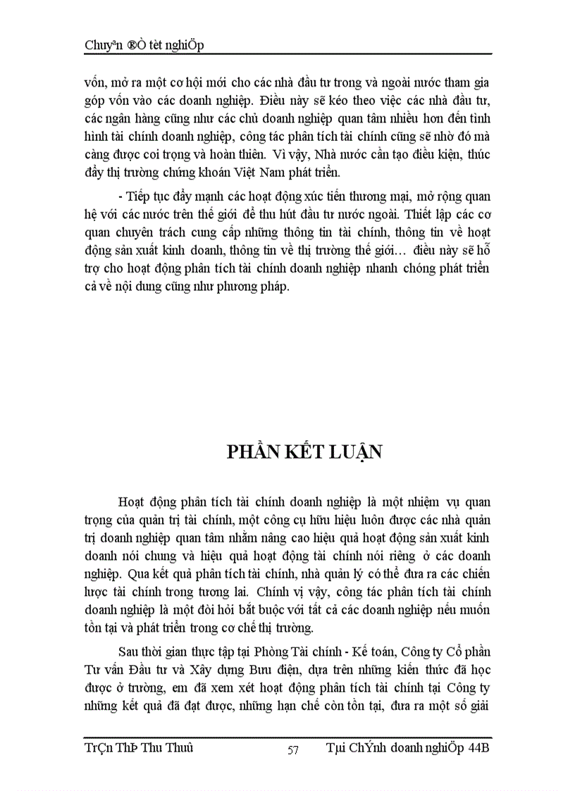image for page Giải pháp hoàn thiện công tác Phân tích tài chính doanh nghiệp của Công ty Cổ phần Tư vấn Đầu tư và Xây dựng Bưu điện 1