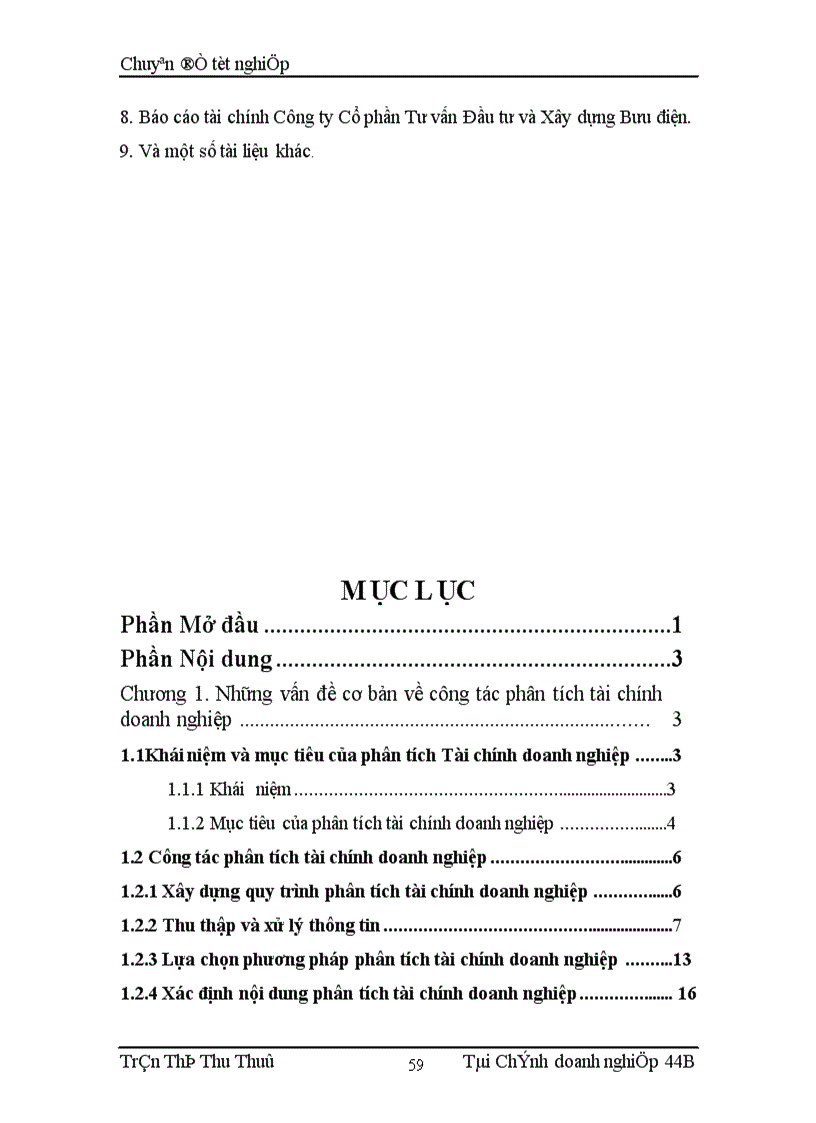 image for page Giải pháp hoàn thiện công tác Phân tích tài chính doanh nghiệp của Công ty Cổ phần Tư vấn Đầu tư và Xây dựng Bưu điện 1