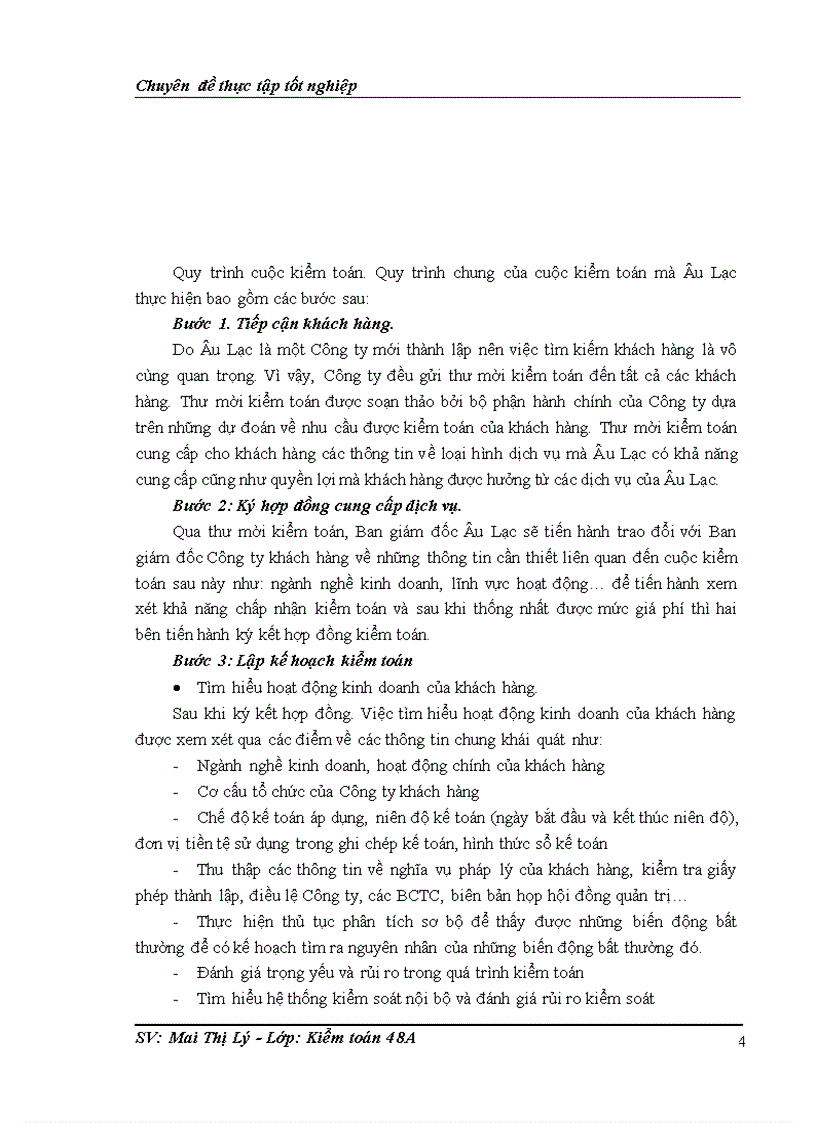 image for page Hoàn thiện kiểm toán chu trình bán hàng thu tiền trong kiểm toán báo cáo tài chính do Công ty TNHH Kiểm toán Âu Lạc thực hiện 1