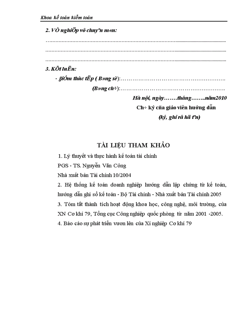 image for page Tổ chức kế toán chi phí giá thành sản xuất và tính giá thành sản phẩm ở Xí nghiệp cơ khí 79