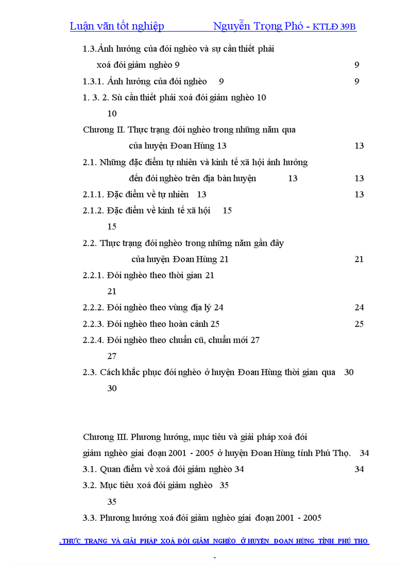 image for page Thực trạng và giải pháp xoá đói giảm nghèo ở huyện Đoan Hùng tỉnh Phú Thọ