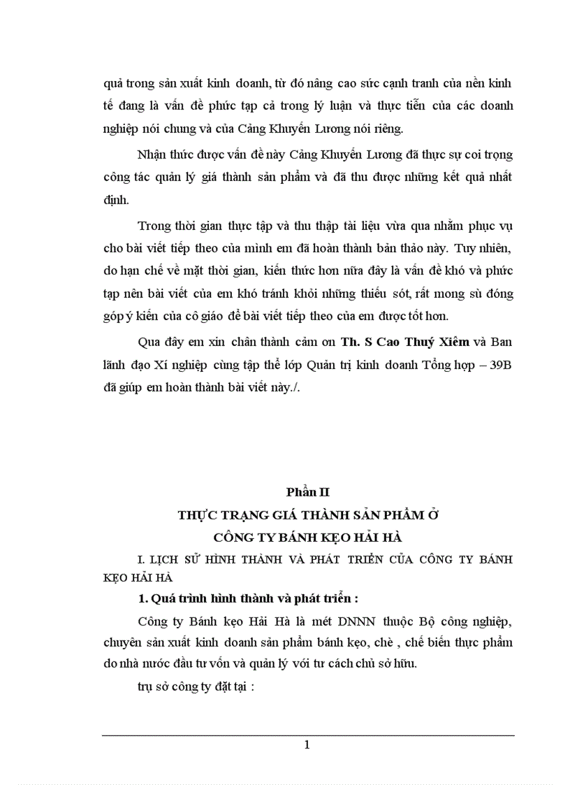 image for page Phương hướng và biện pháp hạ giá thành vận tải cho Cảng Khuyến Lương thuộc xí nghiệp Vận tải biển pha sông 1