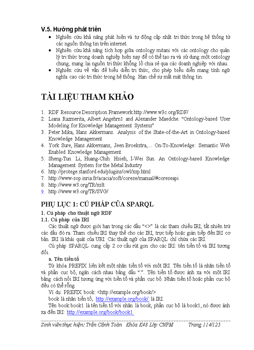 image for page Tiếp cận web ngữ nghĩa và ontology trong việc phát triển ứng dụng quản trị tri thức cho doanh nghiệp