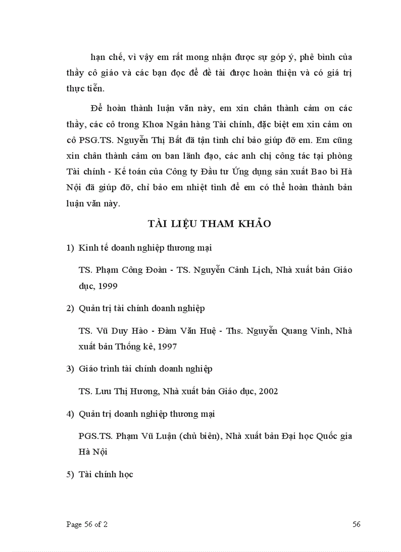 image for page Giải pháp hoàn thiện công tác quản lý vốn lưu động tại Công ty Đầu tư Ứng dụng Sản xuất Bao Bì Hà Nội