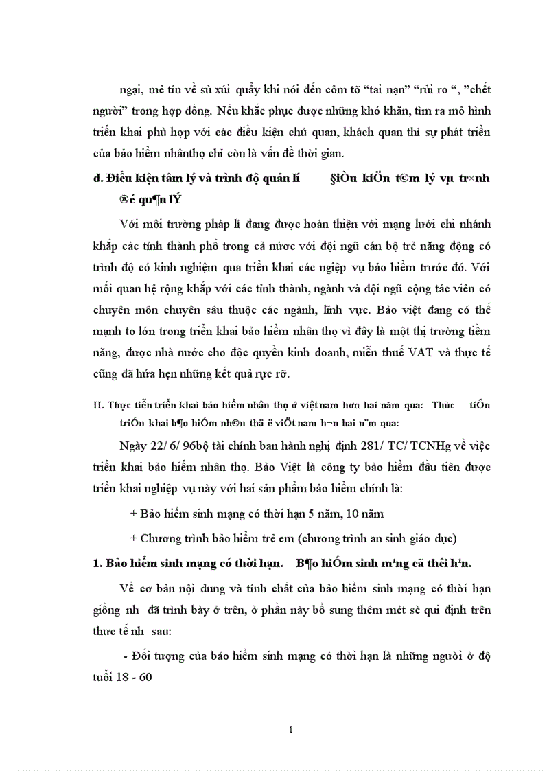 image for page Phát triển bảo hiểm nhân thọ ở Việt Nam thực trạng và triển vọng