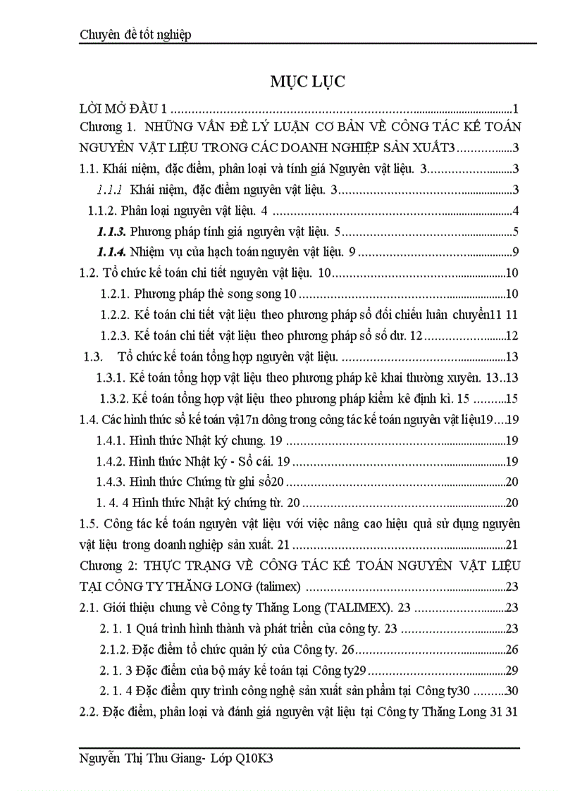 image for page Hoàn thiện công tác kế toán nguyên vật liệu tại Công ty Thăng Long TALIMEX 1