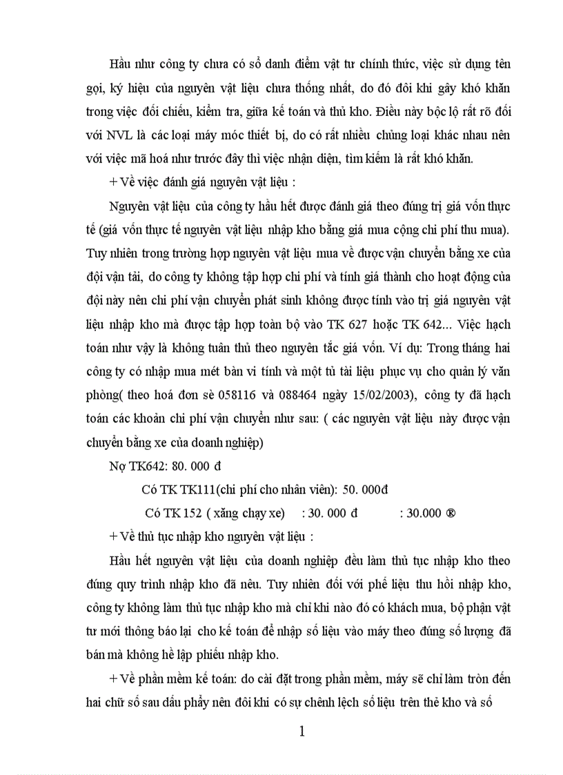 image for page Thực trạng tổ chức công tác kế toán nguyên vật liệu tại công ty cổ phần Cầu Xây 1