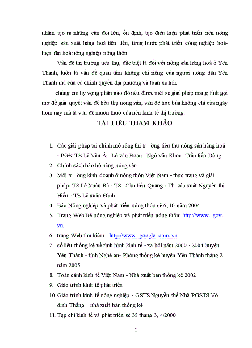 image for page Định hướng và giải pháp phát triển thị trường tiêu thụ nông sản của Yên Thành trong những năm tới 1