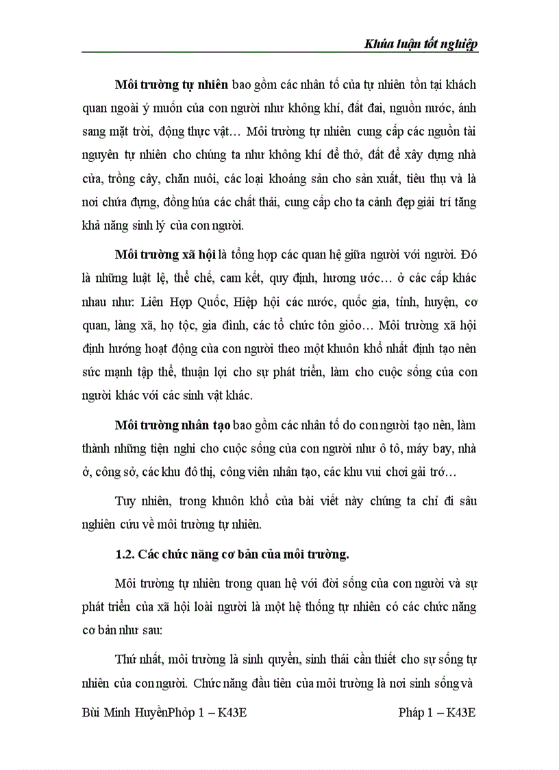 image for page Môi trường trong việc phát triển bền vững ở Việt Nam Thực trạng và giải pháp