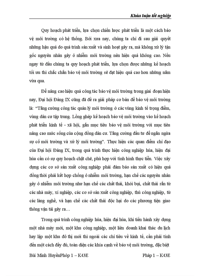 image for page Môi trường trong việc phát triển bền vững ở Việt Nam Thực trạng và giải pháp