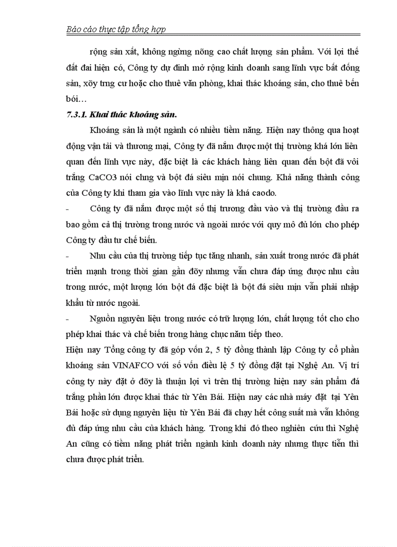 image for page Báo cáo thực tập tổng hợp của tổng công ty vinafco