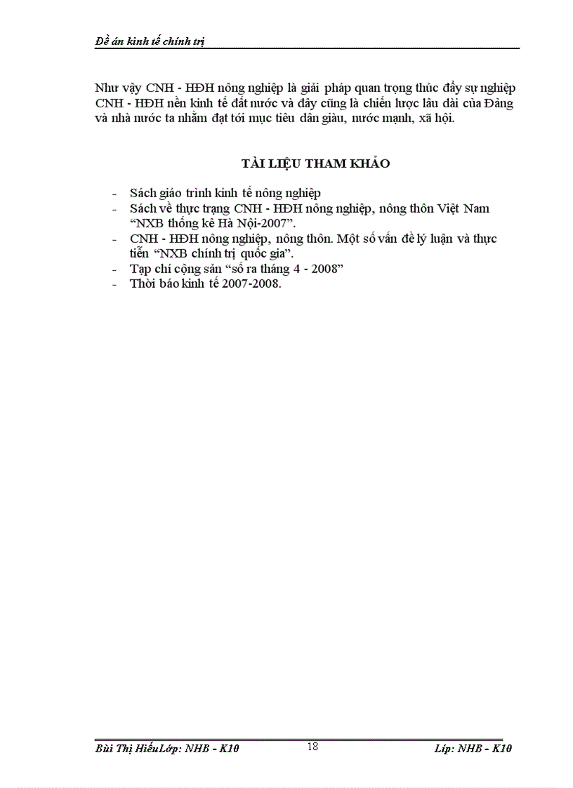 image for page Công nghiệp hoá hiện đại hoá nông nghiệp nông thôn ở nước ta hiện nay 1