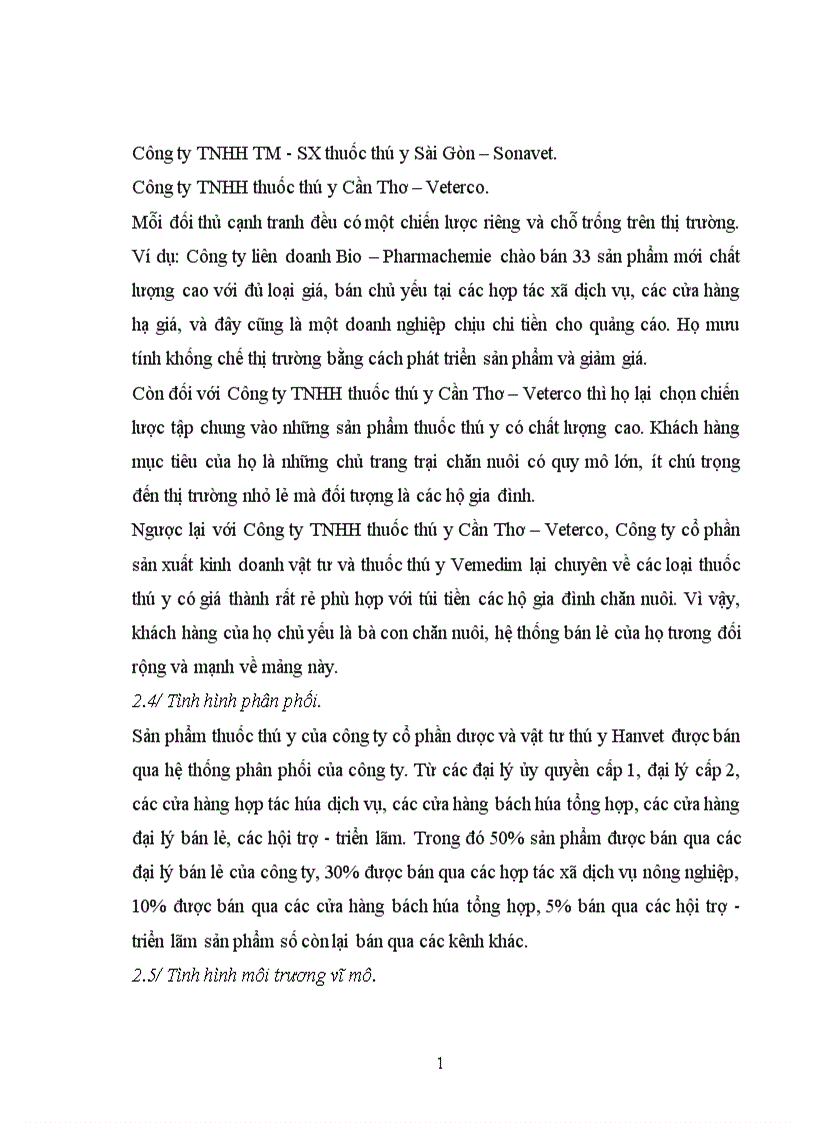 image for page Một số kiến nghị giải pháp thực hiện kế hoạch marketing cho công ty cổ phần dược và vật tư thú y Hanvet giai đoạn 2009 2010 1