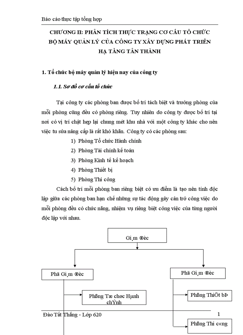 image for page Hoàn thiện cơ cấu tổ chức bộ máy quản lý của Công ty xây dựng phát triển Hạ tầng Tân Thành 1