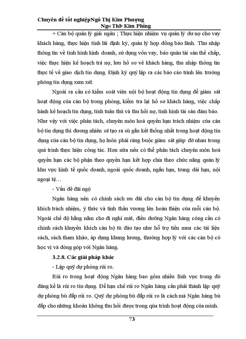 image for page Giải pháp nâng cao chất lượng tín dụng ngắn hạn tại Ngân hàng Công thương Nam Định 1