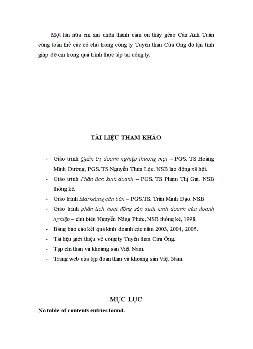 image for page Nâng cao hiệu quả kinh doanh than tại công ty Tuyển than Cửa Ông 1