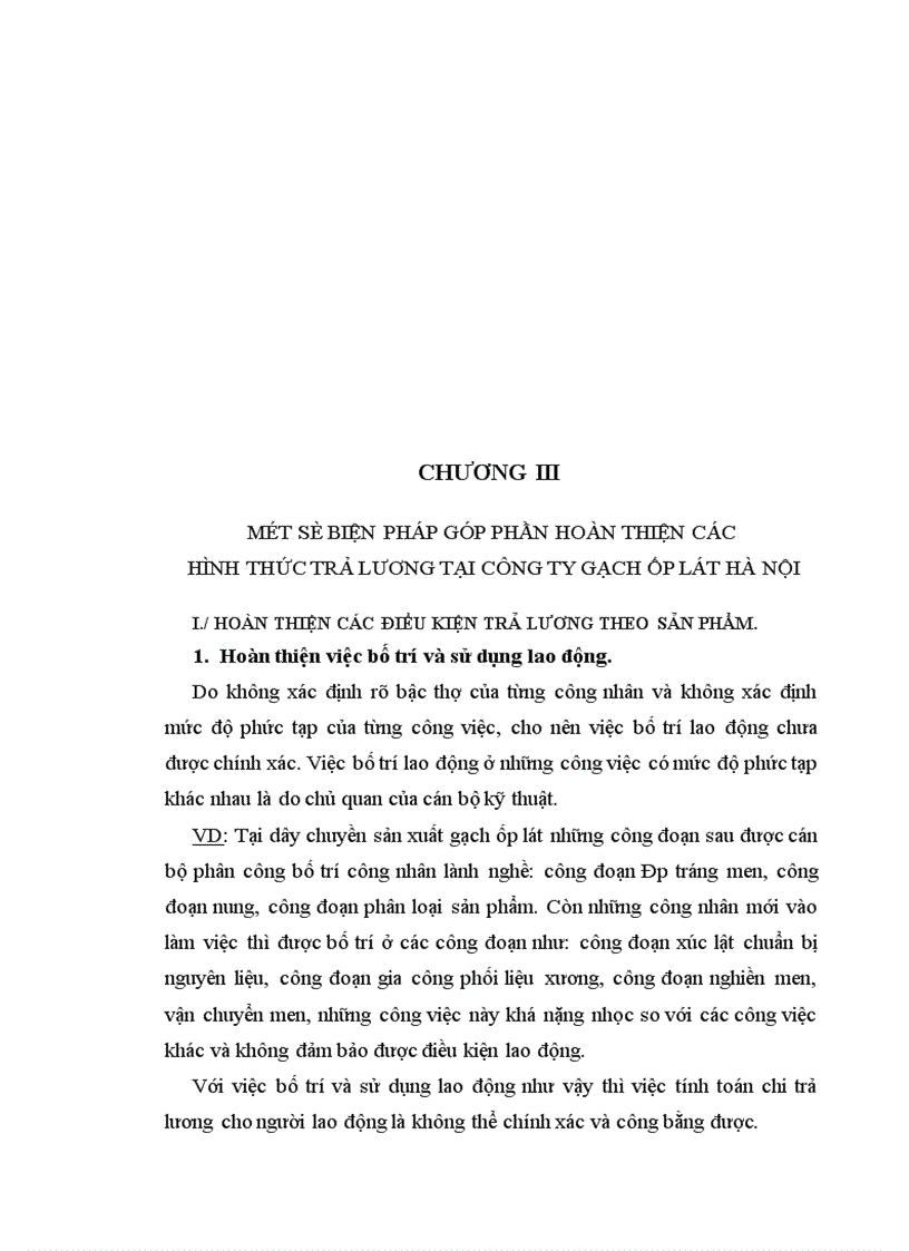 image for page Một số giải pháp góp phần hoàn thiện các hình thức trả lương tại Công ty gạch ốp lát Hà nội 1