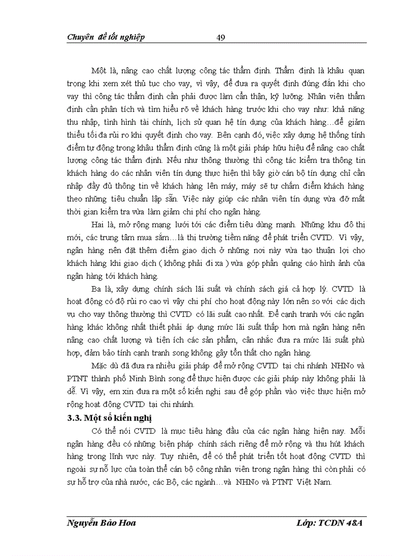 image for page Mở rộng cho vay tiêu dùng tại NHNo PTNT thành phố Ninh Bình 1