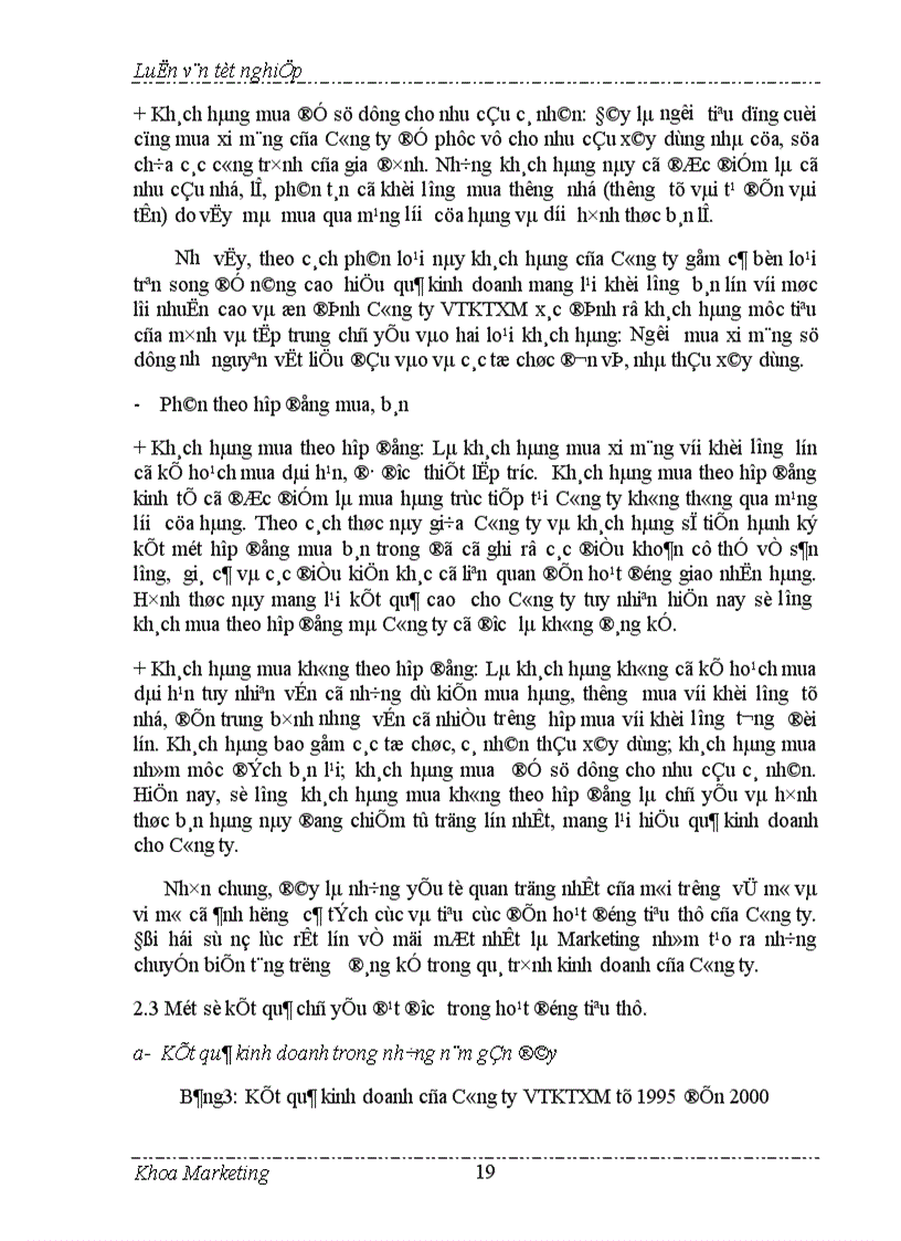 image for page Đẩy mạnh bán hàng cá nhân trong hoạt động tiêu thụ ở Công ty VTKTXM 1