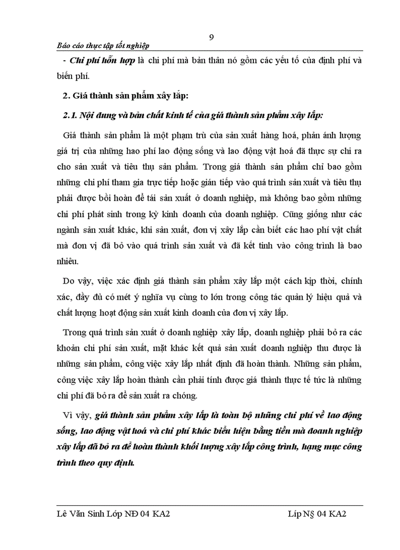 image for page Tổ chức kế toán tập hợp chi phí sản xuất và tính giá thành sản phẩm xây lắp tại Công ty Trường An FICO