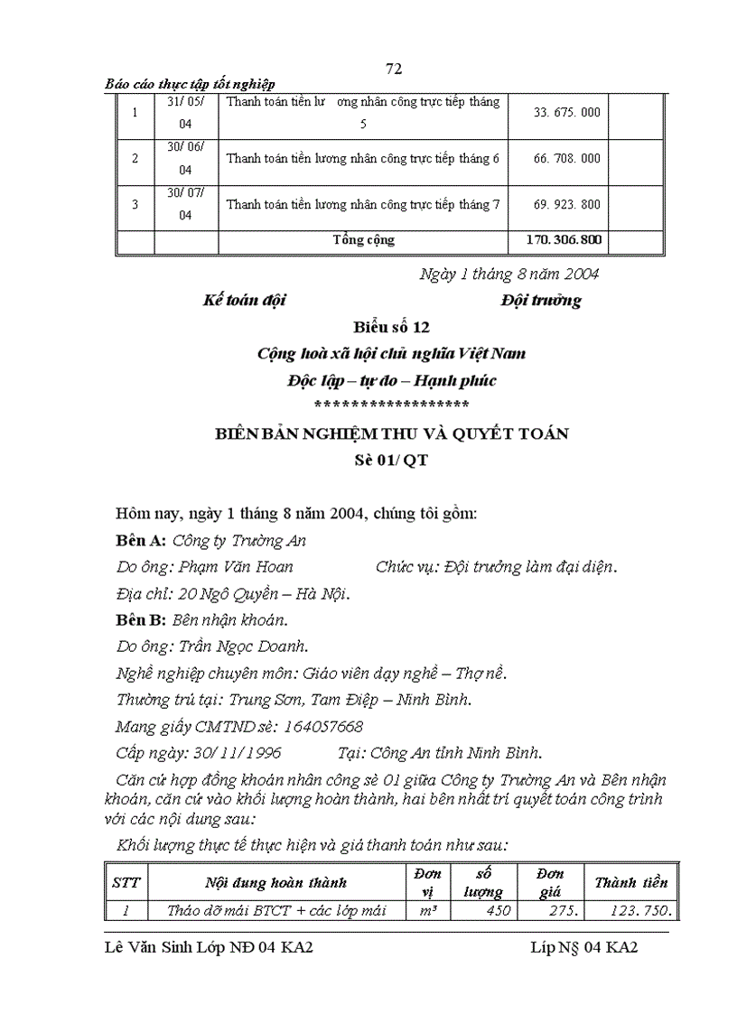 image for page Tổ chức kế toán tập hợp chi phí sản xuất và tính giá thành sản phẩm xây lắp tại Công ty Trường An FICO