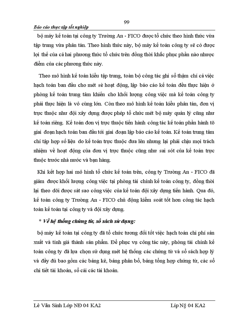 image for page Tổ chức kế toán tập hợp chi phí sản xuất và tính giá thành sản phẩm xây lắp tại Công ty Trường An FICO