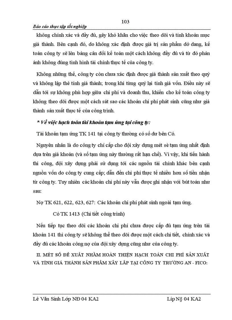 image for page Tổ chức kế toán tập hợp chi phí sản xuất và tính giá thành sản phẩm xây lắp tại Công ty Trường An FICO