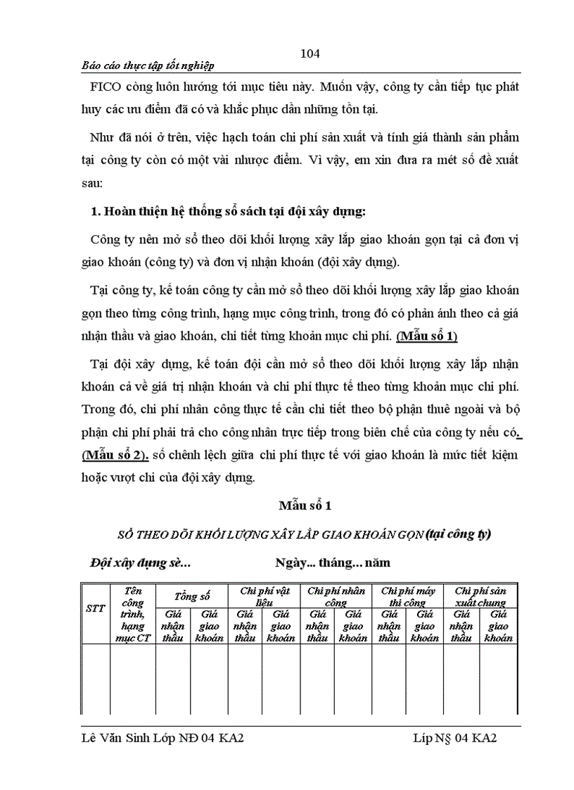 image for page Tổ chức kế toán tập hợp chi phí sản xuất và tính giá thành sản phẩm xây lắp tại Công ty Trường An FICO