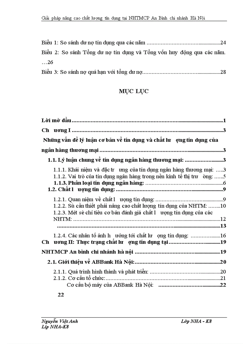 image for page Giải pháp nâng cao chất lượng tín dụng tại NHTMCP chi nhánh Hà Nội 1