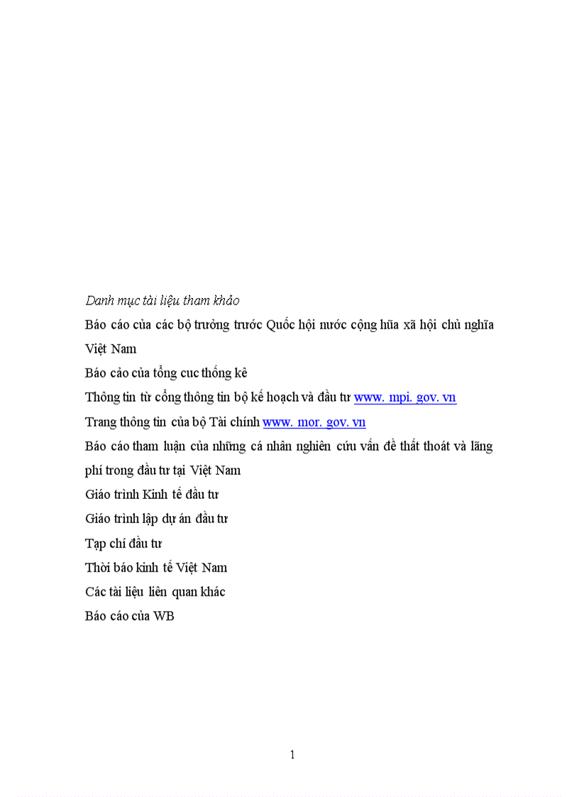 image for page Thất thoát và lãng phí trong đầu tư tại Việt Nam giai đoạn 2005 2009 Thực trạng và giải pháp 1