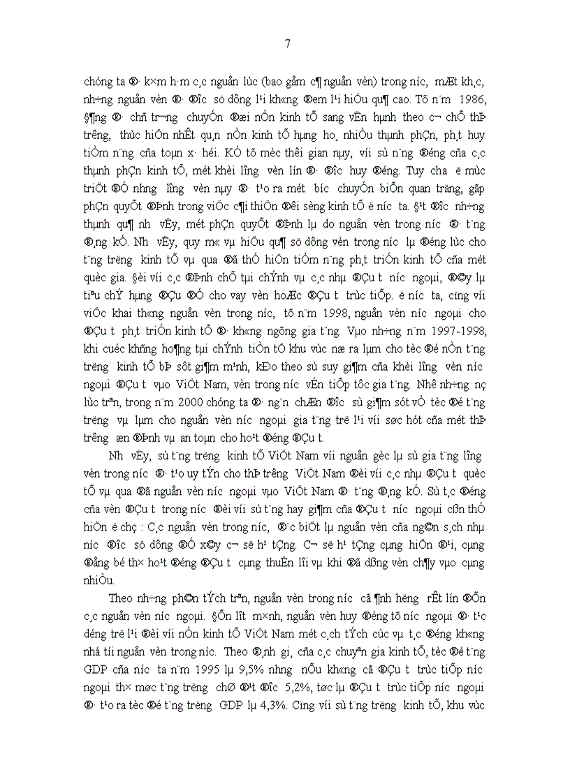 image for page Tình hình huy động vốn đầu tư phát triển ở Việt Nam 1