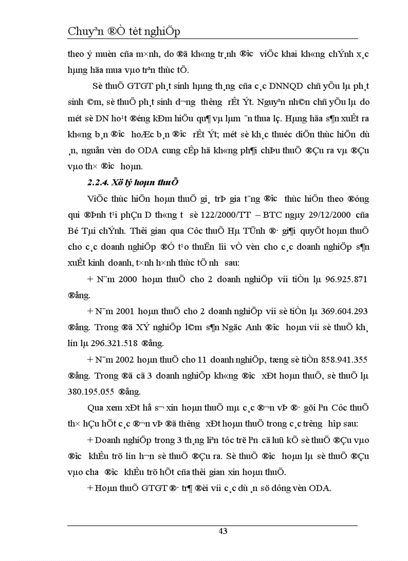 image for page Giải pháp tăng cường quản lý thu thuế giá trị gia tăng đối với các doanh nghiệp ngoài quốc doanh trên địa bàn tỉnh Hà Tĩnh